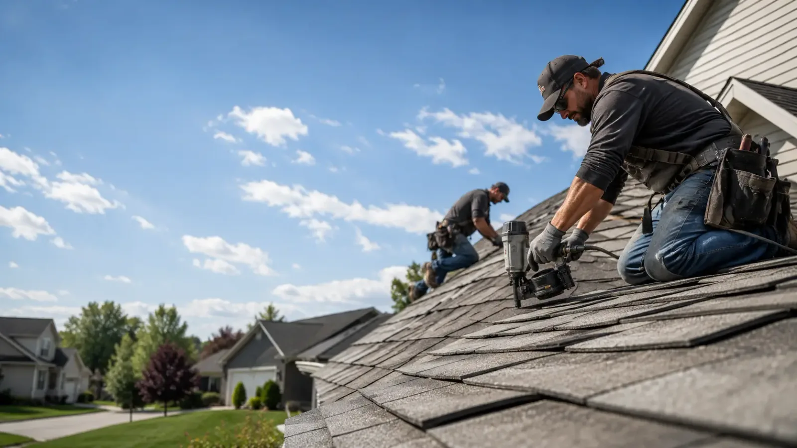 Storm Damage Roof Repair in Bellmont, IL near me